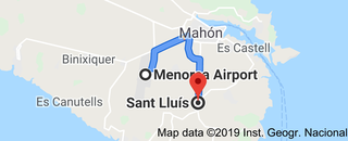 Sant Lluis Flughafentransfers 