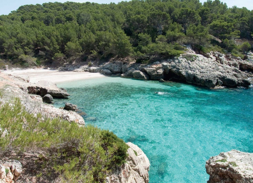 Cala Fustam Naturstrand,Menorca