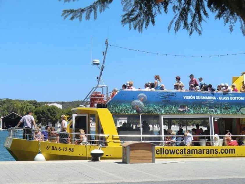 Yellow Catamarans - Glass Bottom Boat Excursions,Menorca